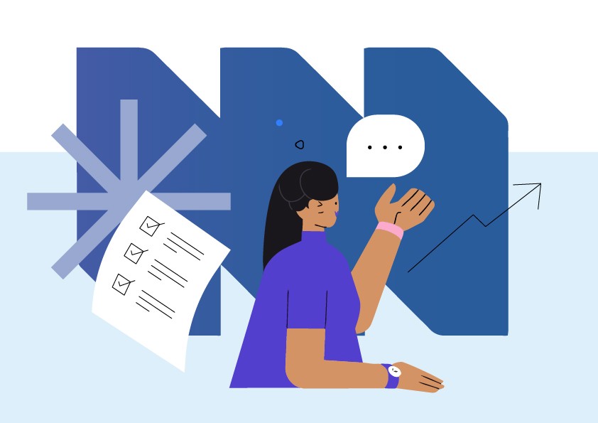 Cliente che parla con un consulente immobiliare davanti a un laptop